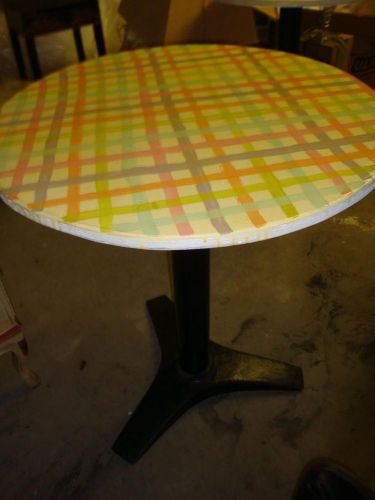 RARE HANDPAINTED ROUND ICE CREAM CAFE TABLE!!@@!!