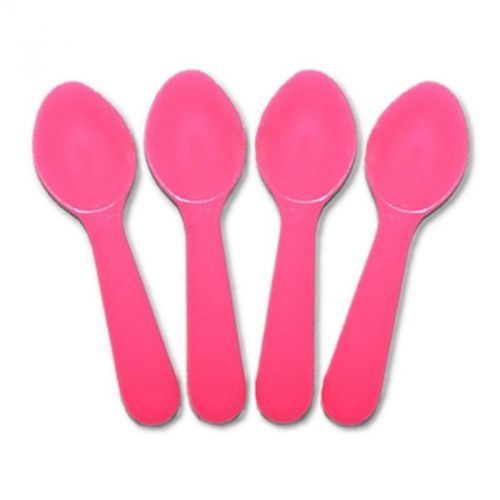 Pink Plastic Taster Spoons - 3,000 / Case