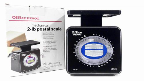 Office depot od-ps2 2lb letter mechanical postal scale postage home chop 3k1vz2 for sale