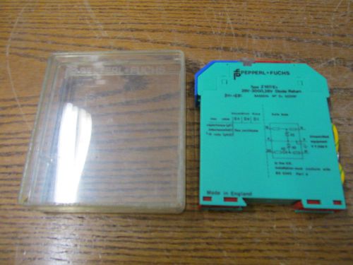 NEW NOS Pepperl Fuchs Z187/EX Diode Return Module 28 Volts 300 Ohms