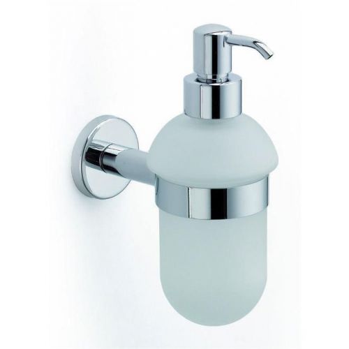 La Toscana Atlanta Wall-Mount Brass Soap Dispenser in Chrome AT01D CR Chrome