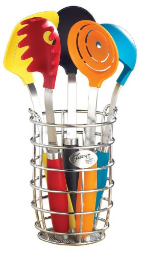 Fiesta 6-Piece Utensil Set with Crock