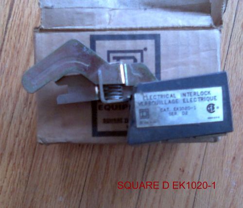 SQUARE D ELECTRICAL INTERLOCK FOR 100-200 AMP SAFETY SWITCH EK1020-1 (NIB)