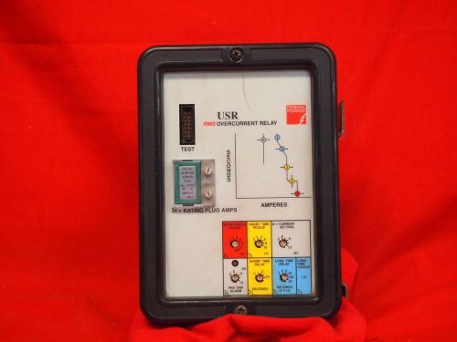 FEDERAL PIONEER USR-3, PS16R1200 RMS OVERCURRENT RELAY &amp; RATING PLUG (5C4)