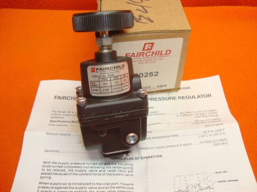 NEW Fairchild 30252 Air Pressure Regulator Model 30 2-100 psi Range pneumatic