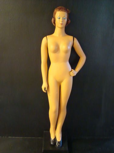 VINTAGE MANNEQUIN 1930&#039;s  29&#039;&#039; margit nilsen countertop