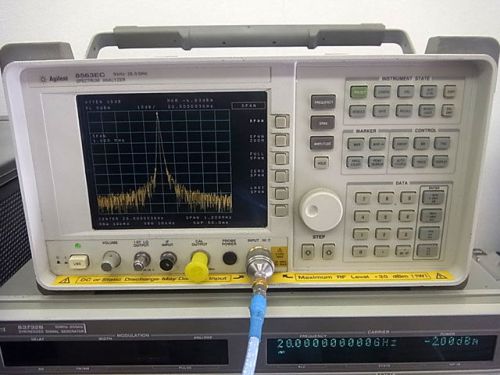 Agilent 8563EC Portable Spectrum Analyzer, 9 kHz to 26.5 GHz