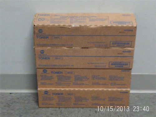 4 Genuine Konica Minolta Toner Cartridges type TN414