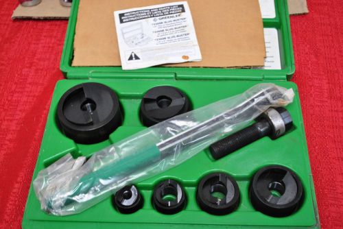 New greenlee 7238sb slug-buster knockout set &amp; ratchet wrench 1/2&#034; - 2&#034; tools for sale