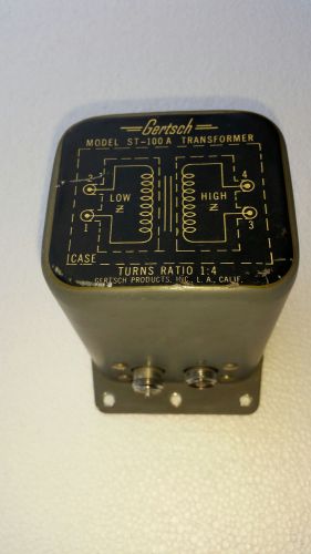 GERTSCH ST-100 1:4 RATIO  TRANSFORMER