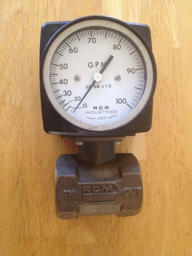 RCM Flow Meter 0-100 GPM