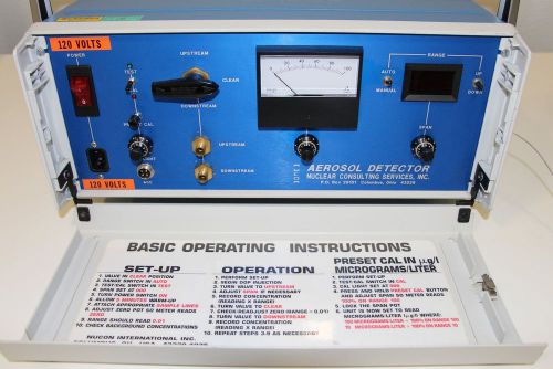 NUCON INTERNATIONAL AEROSOL DETECTOR MODEL: F-1000-DDF PORTABLE PHOTODIODE #1