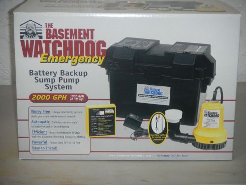 The Basement Watchdog Emergency System