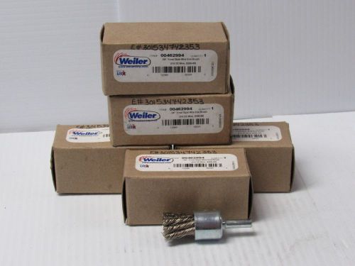 New lot of 5 weiler 3/4&#034; knot style wire end brush 00462994 .014 ss wire for sale