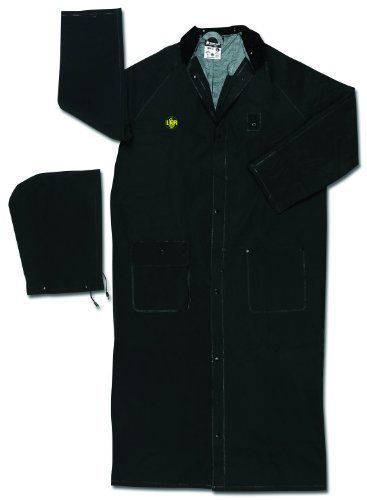 2-Pc 60&#034; Raincoat, Black, 2XL