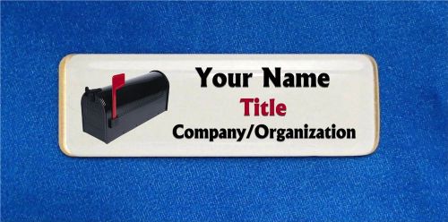 Mailbox custom personalized name tag badge id postal carrier worker mailorder for sale