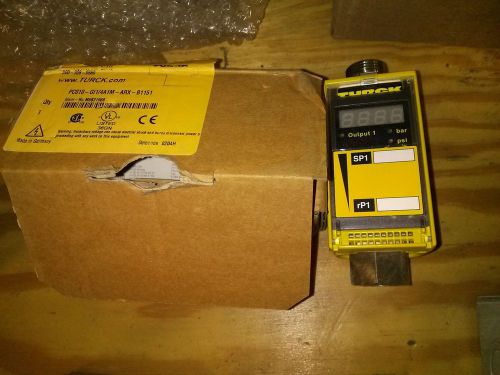 Turck Pressure Control Sensor PC010-GI1/4A1M-ARX-B1151