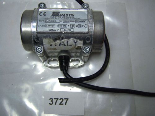 (3727) Martin Ital Vibras Motor Micro M-16 110-115 V Single Ph