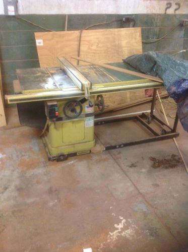 Powermatic 66 tbl saw woodworking, 10&#034;, 5hp, tilt blade for sale