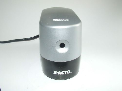 X-ACTO DESKTOP Electric PENCIL Sharpener MODEL:1924X_GRAY FINISH_ELMER&#039;S PRODUCT