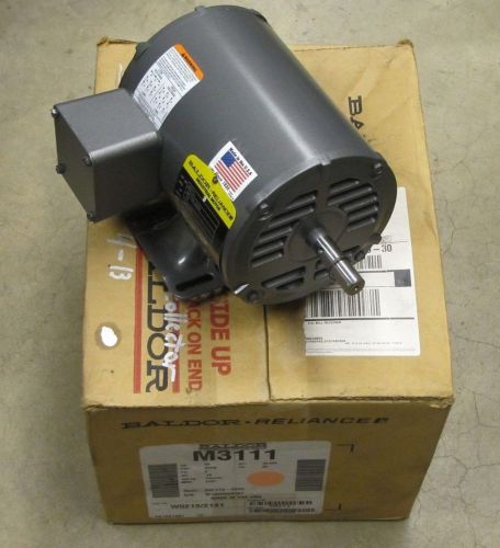 BALDOR RELIANCE M3111 34F779-0255 .75 HP 3/4 HP 230/460V 3450 RPM MOTOR NIB