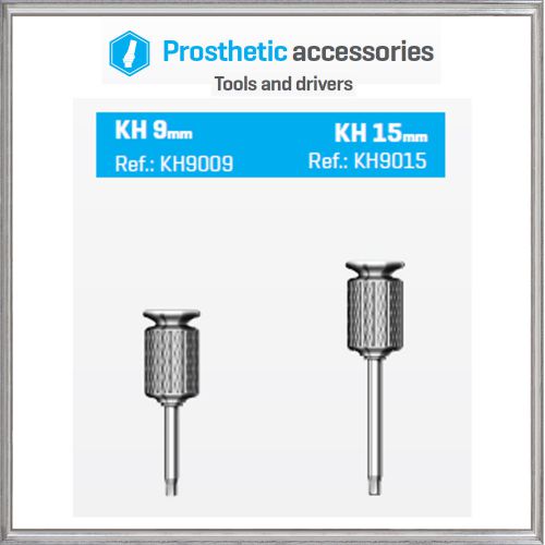 DENTAL IMPLANTS HAND HEX DRIVER FOR IMPLANT, SHORT 9mm OR LONG 15mm BIO-EFFECT