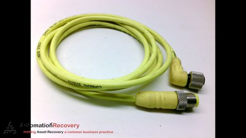 LUMBERG AUTOMATION CORDSET 3 POLE MALE/FEMALE STRAIGHT/90 DEGREE 2M