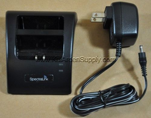 Polycom spectalink ~ black dual charger w/power supply ~ ptc400 for sale