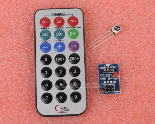 SCM infrared remote control module + receiver HX1838 + NEC infrared Control