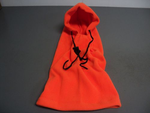 3-IN-1 HI-VIZ ORANGE FLEECE BALACLAVA COLD STRESS SAFETY GEAR STYLE #1070-HVO