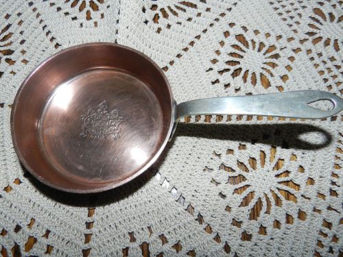 RESTAURANT &#034;LASSERRE&#034; PARIS UNIQUE COPPER &amp; STAINLESS FRY PAN SOUVNER?