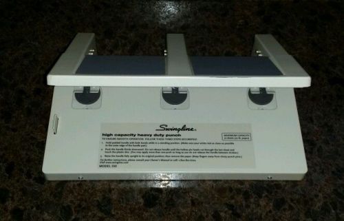 Swingline model 550 72 sheet heavy duty professional 3 hole adjustable punch for sale