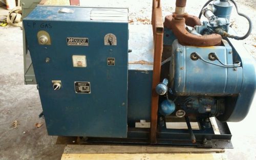 Winco Power Plant Generator Propane w/ 4cyl propane Wisconsin engine