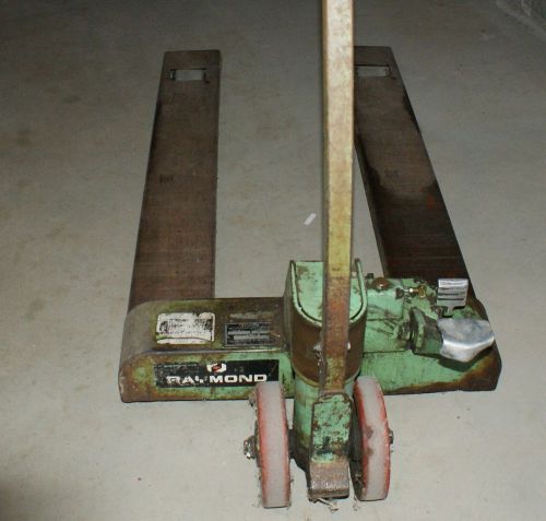 Raymond antique pallet jack - excellent operating condition. 2500 capacity for sale