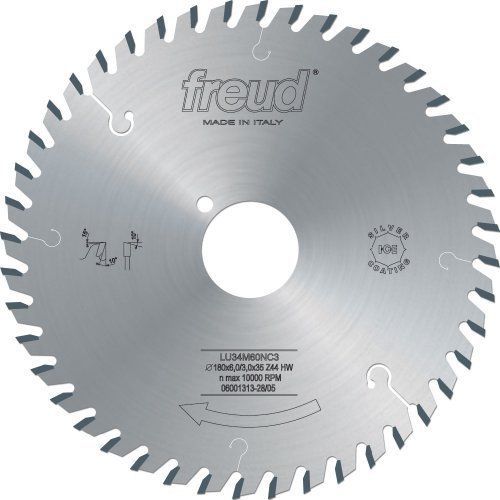 Freud LU34M40NC3 Saw Blade 180mm by 4.0 by 44t ATB 35mm Arbor