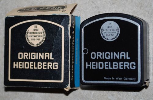 1965 advertising specialty 115 year commemorative heidelberg tape measure for sale