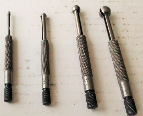 vintage STARRETT # 829 set of 4 small I.D. bore gauge -A, B, C &amp; D