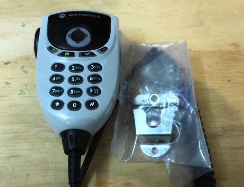 MOTOROLA HMN4079E MICROPHONE FOR XTL &amp; APX RADIOS WITH HANGER.