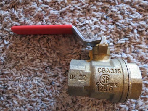 Toyo red white valve corp, 1&#034; fig:5044f full brass toyo ball valve for sale