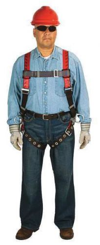 MSA 10041595 Full Body Harness,Standard,Red