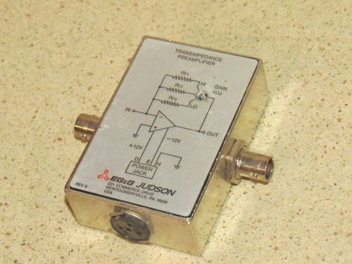 EG&amp;G JUDSON TRANSIMPEDANCE PREAMPLIFIER (JU2)