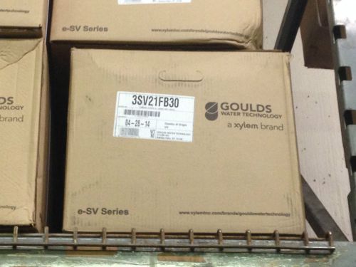 GOULDS 3SV21FB30 21 STG ESV SS VERTICAL WATER PUMP LIQUID END GRUNDFOS CR3 CR 3