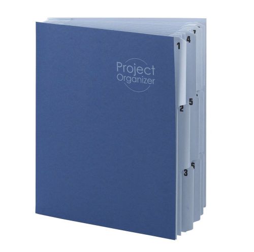 Smead project organizer expanding file 10 pockets - lake/navy blue new for sale