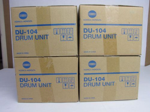 A2VG0Y0 GENUINE KONICA MINOLTA  DRUM UNIT DU- 104 LOT OF 4PCS