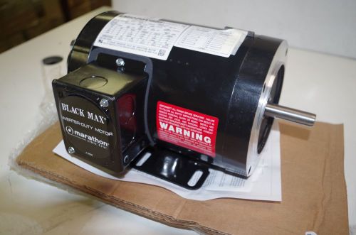 MARATHON BLACK MAX 1/2HP INVERTER DUTY AC MOTOR # 056H17T5301 460VAC 1735RPM