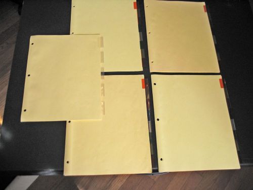 5 Binder Index Dividers #2