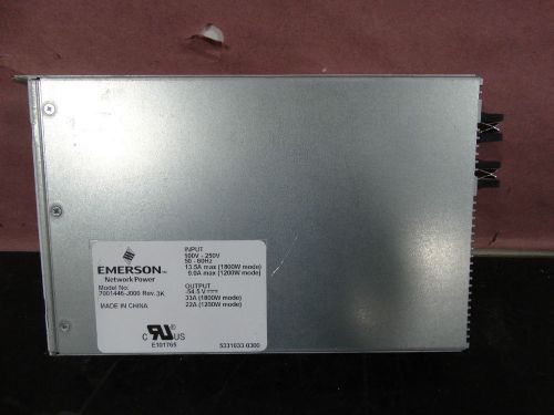 EMERSON NETWORK POWER SUPPLY P/N 7001446-J000 REV.3K