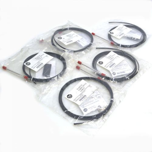 NEW Lot of 5 Allen Bradley 43PR-PIS57ZS Plastic Dual Fiber Optic Cable Series A