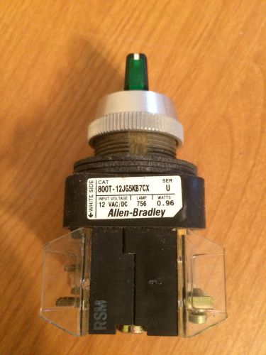 New Allen Bradley 800T-12JG5KB7CX Selector Switch