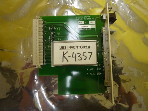 Ultratech 03-20-01124-04 bd transition stage ash pcb card rev. h used working for sale
